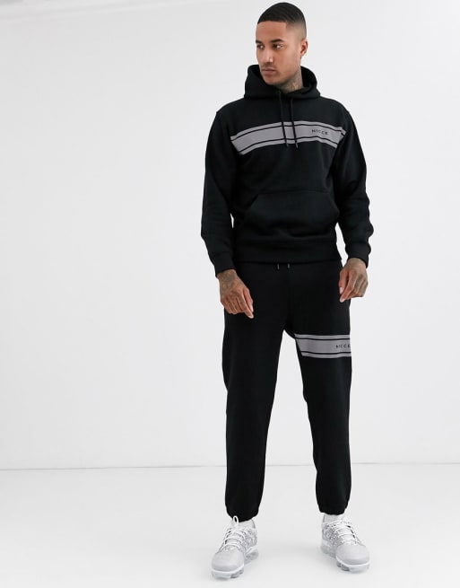 Nicce tracksuit with logo in black | ASOS