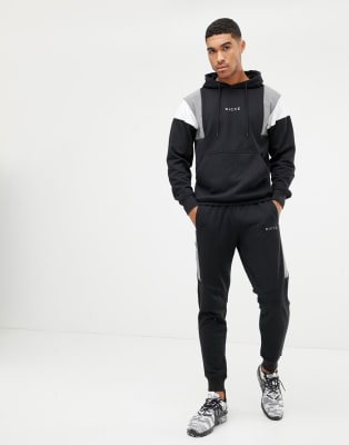 Nicce tracksuit with reflective panels | ASOS