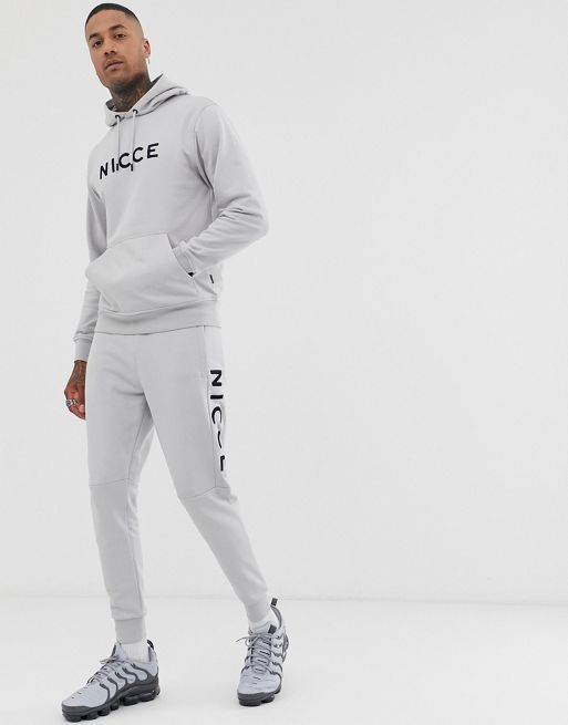Nicce tracksuit with side logo in grey | ASOS