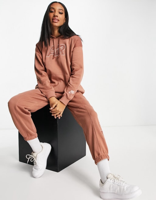 Nike Air co-ord in mineral clay | ASOS