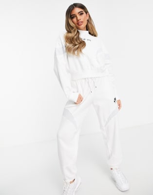 Nike Air fleece tracksuit in white | ASOS