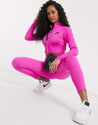 pink nike tracksuit