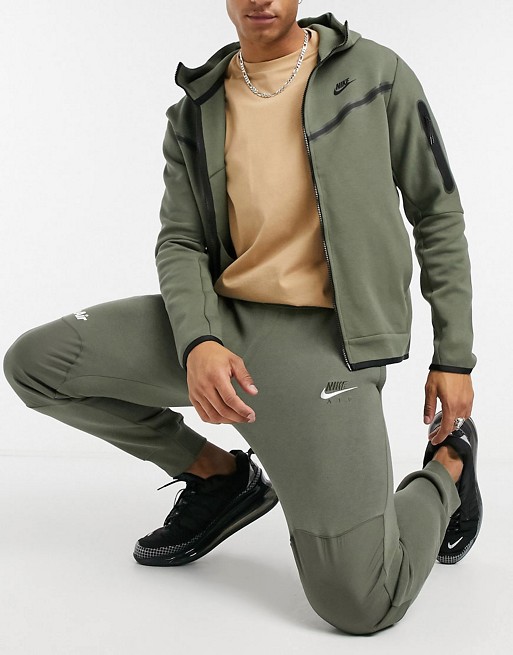Nike Air tracksuit in dark khaki