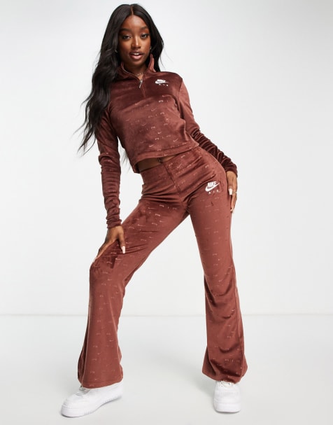 red nike sweatsuit womens