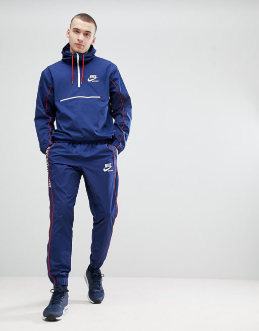 Nike Archive - Geweven trainingspak in marineblauw