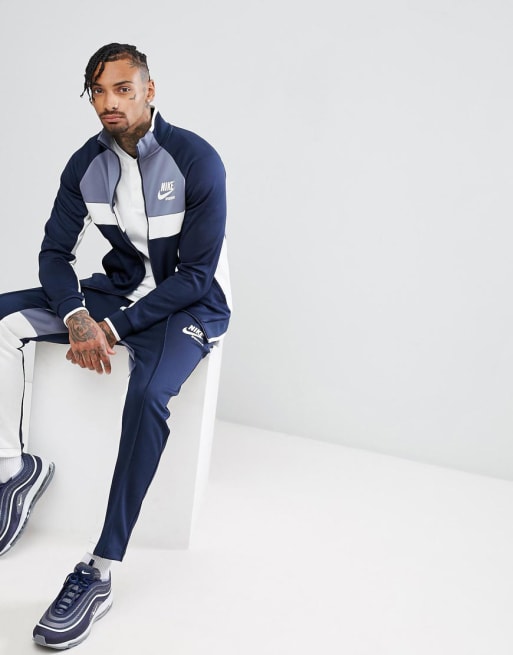 el plastico Compulsión Preparación Nike Archive Retro Tracksuit in Navy | ASOS