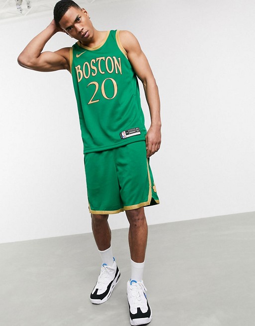 Nike Basketball Boston Celtics NBA co-ord in green