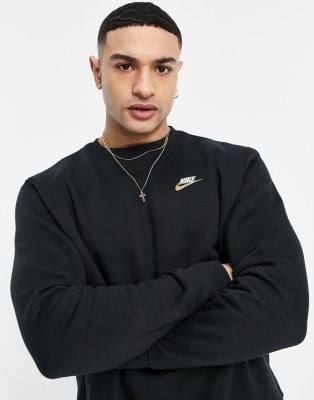 nike club black tracksuit