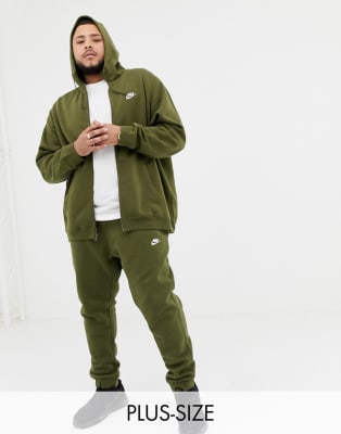 dark green nike tracksuit