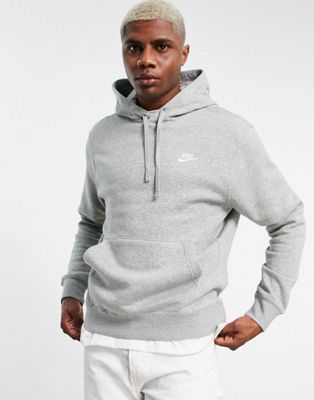 Nike Club full zip hoodie in grey