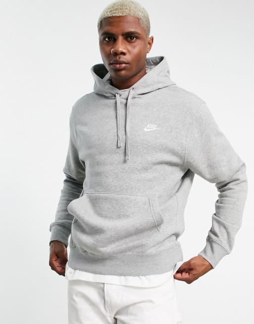 Nike grey hot sale club tracksuit