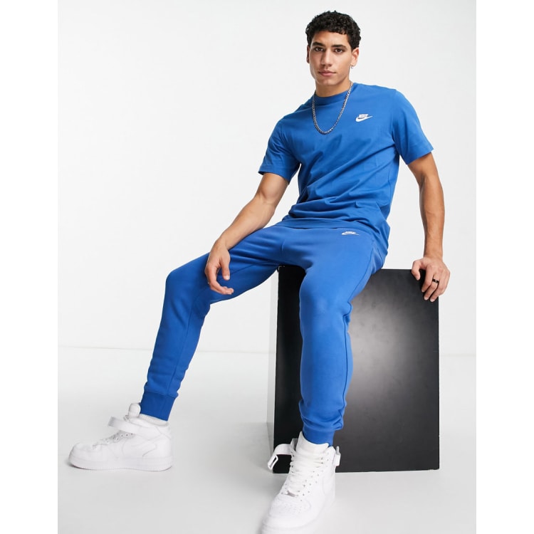 Blue and hotsell grey nike tracksuit