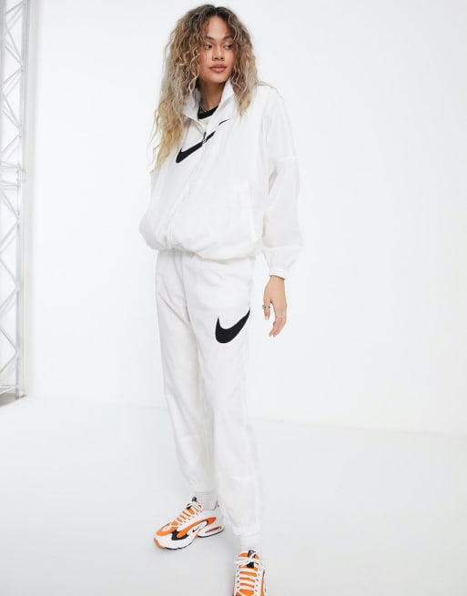 Nike white tracksuit store womens