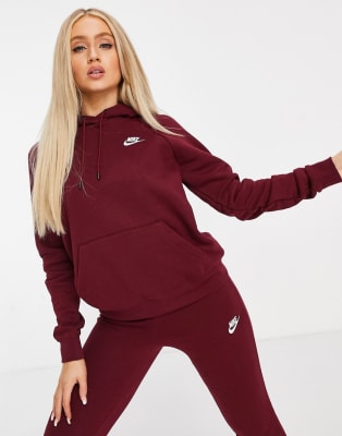 burgundy nike joggers