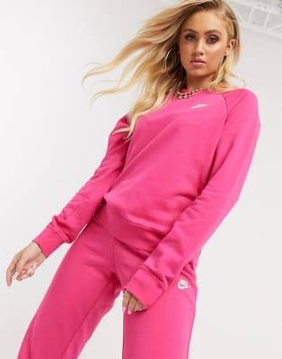 ladies pink nike tracksuit