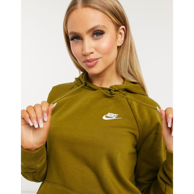 Nike essentials tracksuit in khaki green ASOS