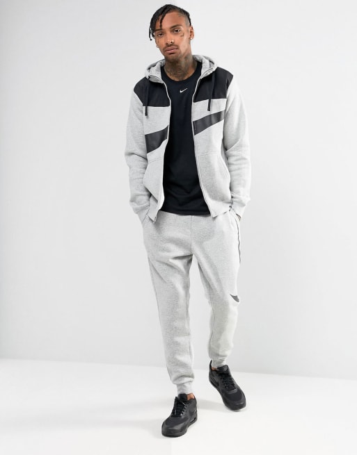 Nike hybrid cheap grey tracksuit