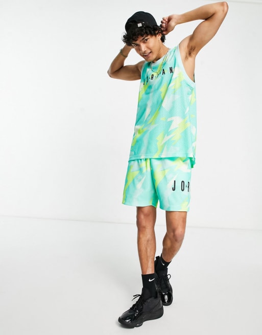 Nike - Jordan Jumpman - Coordinato da basket multicolore con stampa