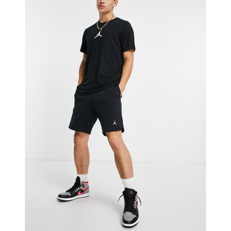 Nike Jordan Shorts and Hoodie set in black ASOS