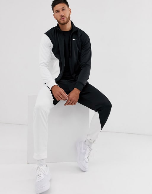 Nike logo sales contrast tracksuit