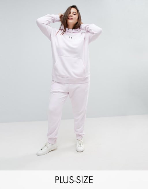 Nike Plus Rally Hoodie Sweat Pants In Pearl Pink ASOS