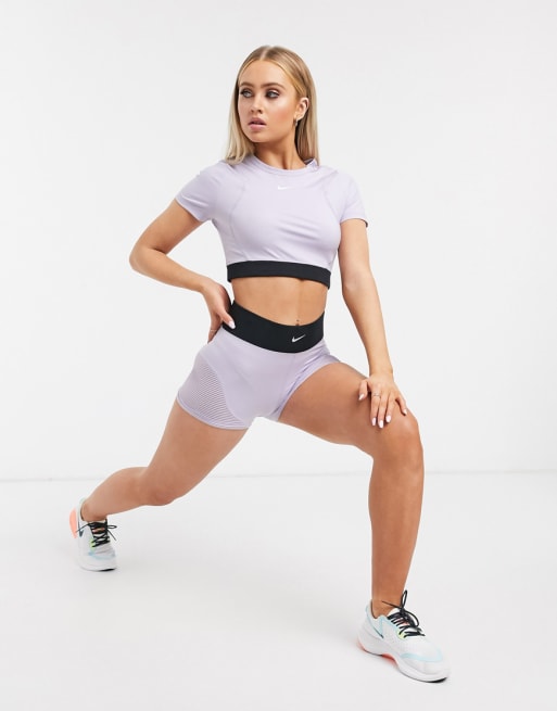 Nike Pro Training Aeroadapt Ensemble Viole Asos