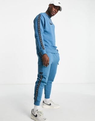 Nike tape hot sale tracksuit