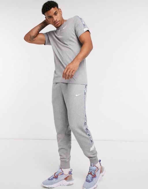 Nike – Repeat Pack – Szary dres z lamówką z logo