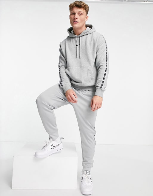 Grey nike hot sale tracksuit asos