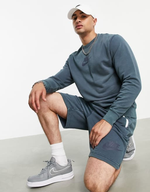 Mens nike hot sale short tracksuit