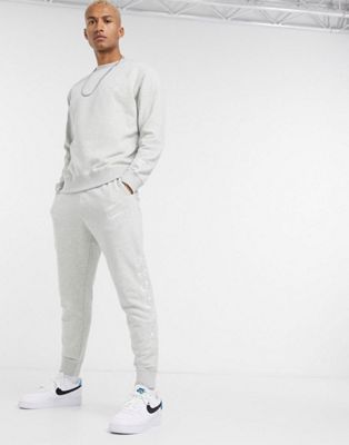 Nike Swoosh tracksuit set in grey | ASOS
