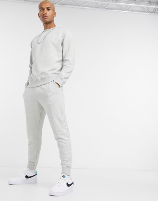 Grey nike tracksuit store asos