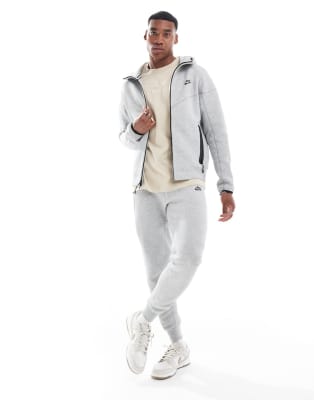 Nike Tech Fleece full zip tracksuit in gray | ASOS