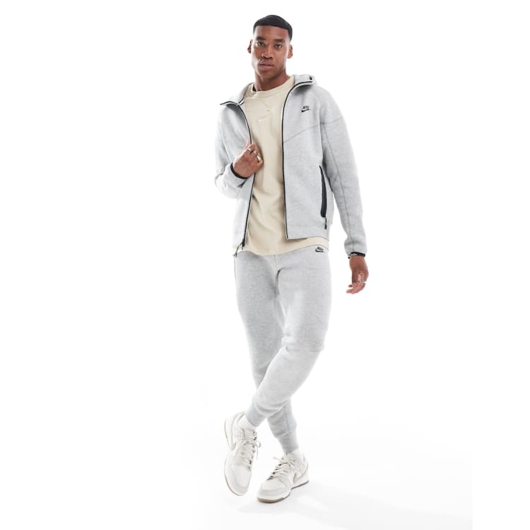 Nike fleece grey tracksuit online