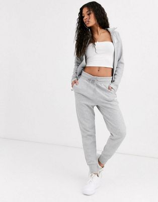nike white and grey tracksuit