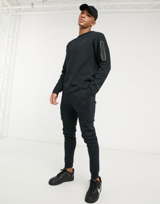 Nike Tech Fleece set in black ASOS