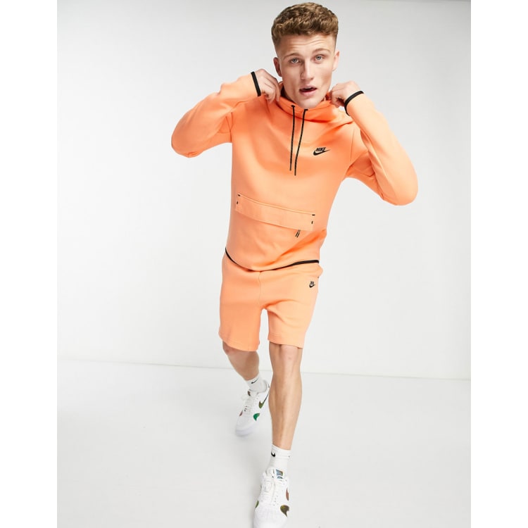 Nike Tech Fleece tracksuit in orange ASOS