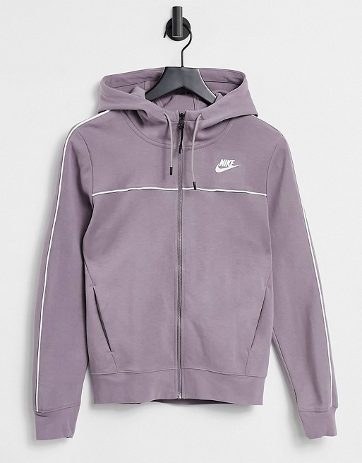 Nike Tech fleece tracksuit in smoke purple