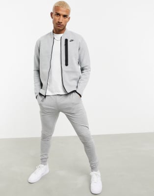 grey nike tech tracksuit