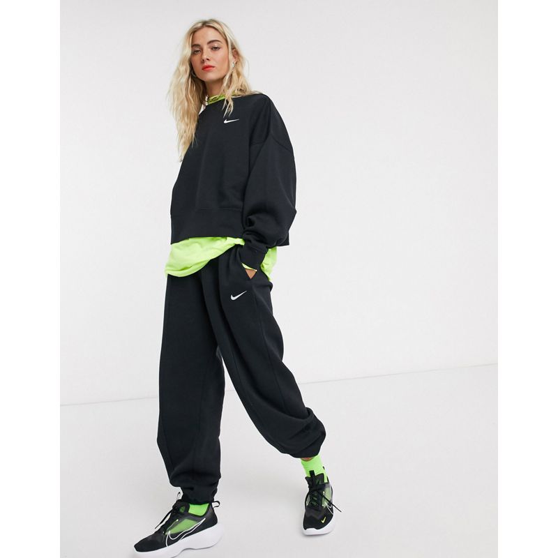 Donna Abbigliamento da casa Nike - Tuta oversize nera con piccolo logo