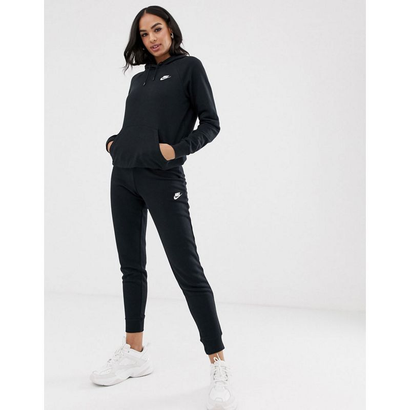  Abbigliamento da casa Nike Womens Essential - Tuta sportiva nera
