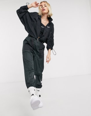 nike woven checked tracksuit