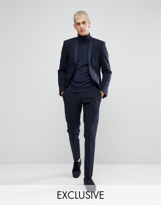 Noak Skinny Tuxedo in Geo Print