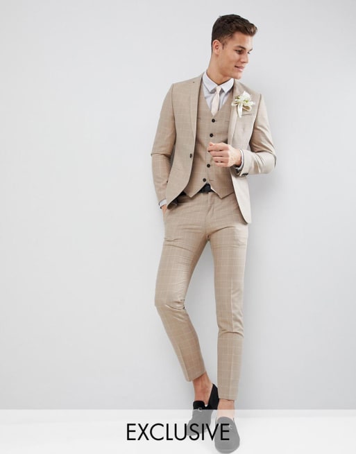 Mens skinny 2025 wedding suits