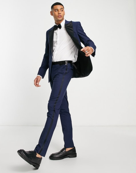 Mens casual wedding outlet suit