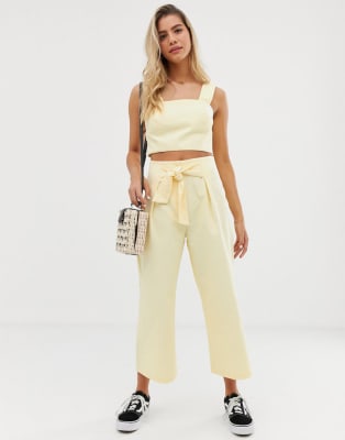 Nobody's Child crop top & pants co-ord