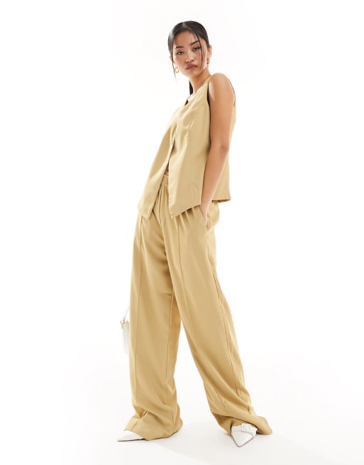 Nobody's Child - Gilet en broek in crème