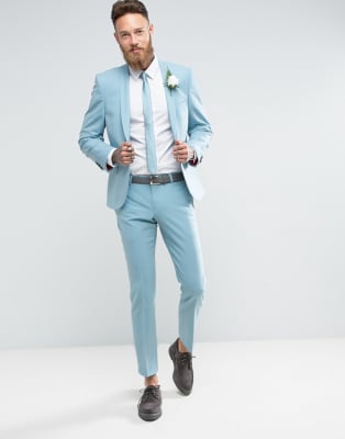 Men's Skinny Fit Suits | Skinny Trousers & Blazers | ASOS