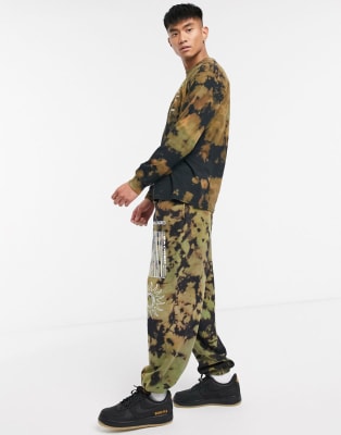 tie dye tracksuit black