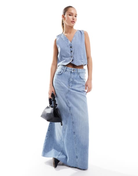 Ensembles en Denim pour Femme, Ensembles Deux Pièces en Denim